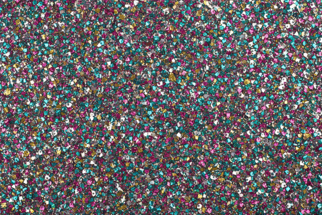 glitter multi color